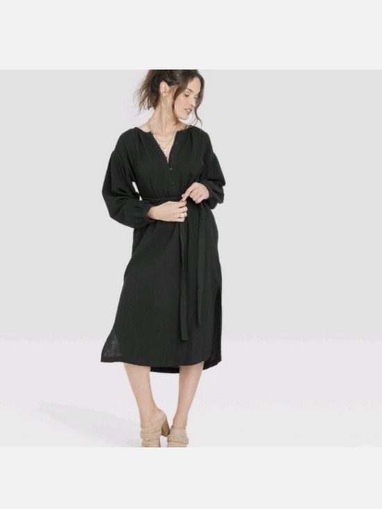 Universal Thread Dresses & Skirts - 🆕 Universal Threads 100% Cotton Gauze Balloon Sleeves Dress - Size XS